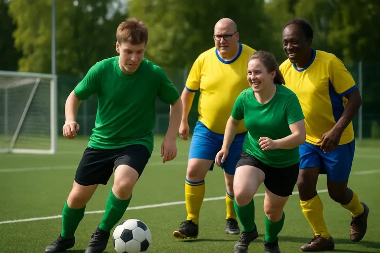 Inclusief voetbal waarin talent groeit en teamspirit op en naast het veld straalt