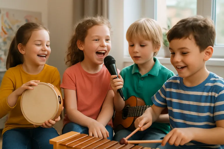 Laat muziek leven met speelse muzikale activiteiten voor klas, opvang en thuis