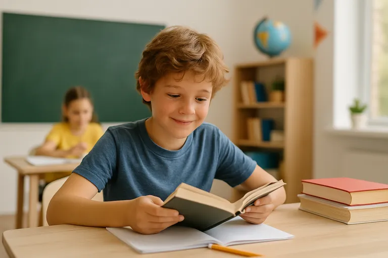 School en leren op 10 jaar