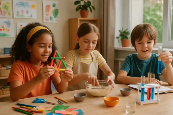 Spelenderwijs maken: creatieve workshops voor kinderen vol knutselpret en proefjes