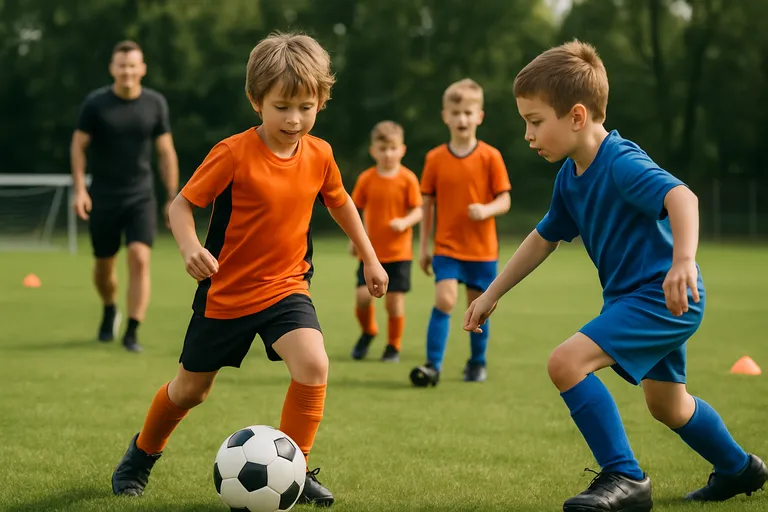 Training en wedstrijden bij voetbal 8 jaar
