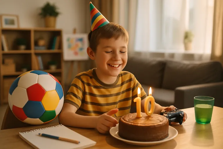 Vrije tijd en de 10e verjaardag